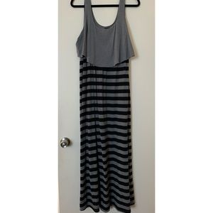 Torrid striped maxi dress